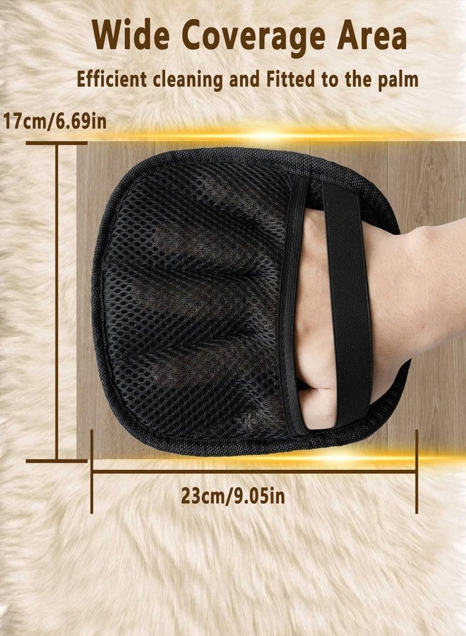 JICOOT Pet Hair Removal Glove for Cats & Dogs - 2025 Upgraded Five-Finger Electrostatic Grooming Gloves, Reusable Pet Hair Remover Tool for Sofa, Carpet, Couch, Clothing, Laundry & Car Seat - Image 2